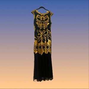 1920s Gatsby Flapper Vintage Inspired retro sequin dress. GORGEOUS!!!